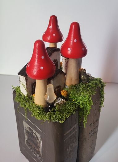 Handcrafted wooden books!