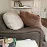 Brown beige sofa Image 3