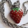 PENDANT - Heavy Enamelled - Strawberry Image 2