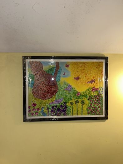 Modern Art high quality archival Giclee print "The Cats Back"