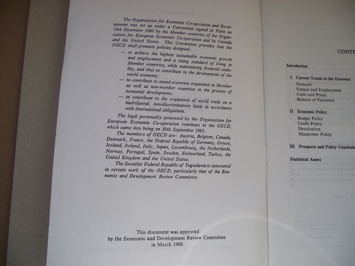 1968 'OECD Economic Surveys: Ireland'