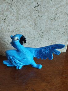 McDonald's Happy Meal Blue character parrot toy from the movie "Rio".