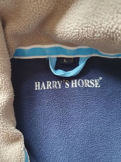 Harry's Horse soft shell jacket size large ptp 20" Navy like new