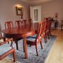 Asian Hard Wood (teak) Hand Made Dining table & 10 Chairs Image 7