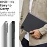PITAKA iPad Pro 11inch Case 4th/3rd Generation 2022/2021, Magic Keyboard Compatible Slim Magnetic Case, Aramid Fibre Made, with Carbon Fibre Look[MagEZ Case 2]Fits MagEZ Stand and MagEZ Folio, Black Image 4