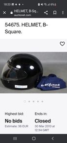 B square helmet