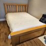Solid wooden king size bed Image 2