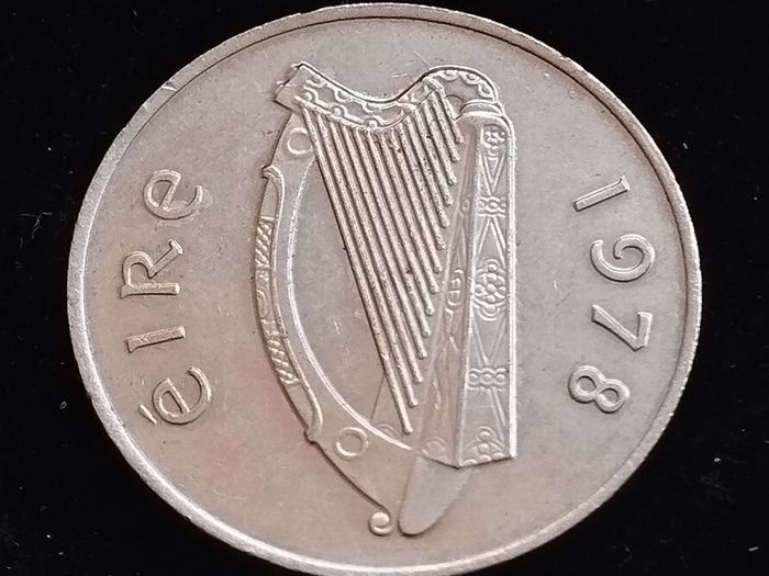 Ireland - 1978 - 10 Pence - Salmon - High Grade - KM.23 - [2207]
