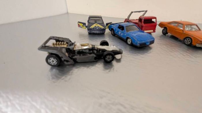 vintage model corgi cars