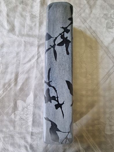 Rectangular glass vase by Sinclair