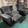 3 piece suite: sofa & 2 recliners Image 5