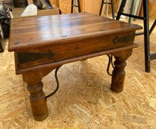 Rustic solid wood coffee table