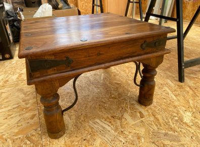 Rustic solid wood coffee table