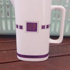 Silk Cut Purple advertising, water jug ,collectors item,,little chip on rim overall good,see pictures for condition, collectors item,,sold as seen