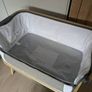 Tutti Bambini CoZee Bedside Crib Oak & Charcoal Image 4