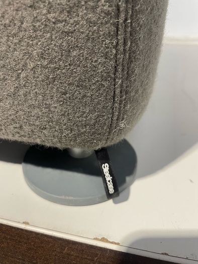 Square poof with Legs (1 small mark ) furniture