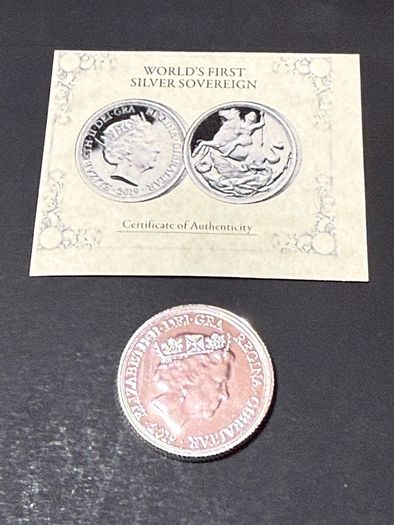 Sovereign Silver Coin