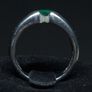 Sterling Silver 925 Green Stone Ring Image 5