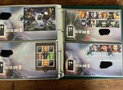 Collection of  77 UK First Day Cover stamps 2010 to 2013 in album