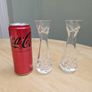 Vintage Crystal Bud Vases Image 2