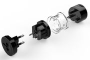 Universal Plug Electrical Adapter Portable Power Socket Outlet All in One Travel Converter Worldwide Use for US/UK/EU/AU