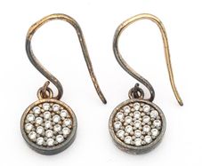 Vintage 925 Silver CZ Earrings In original Box