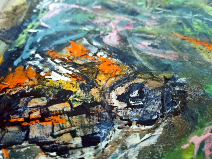 ArtH2O 2025 Breaking the Current Diptych Abstract