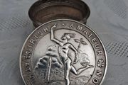 Sterling Silver Irish National Long Jump Medal 1949(48.4 grams)