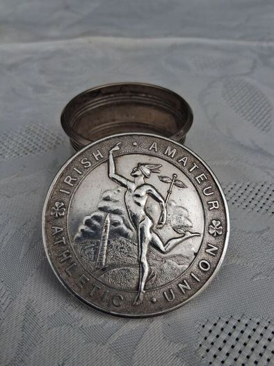Sterling Silver Irish National Long Jump Medal 1949(48.4 grams)