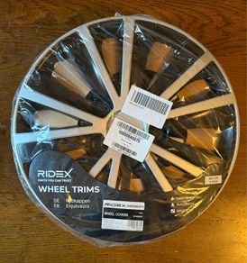 RIDEX Wheel Trims 14 Inch Silver/Black
