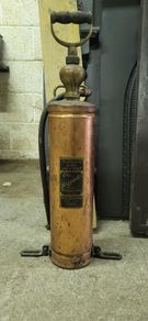 Vintage Brass Fire Extinguisher
