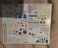 Games Workshop Warhammer 40k Orks transfer sheet