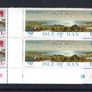1977 Isle of Man Europa landscapes Commemorative Stamps Plate Blocks Mint Never Hinged (MNH) Image 2