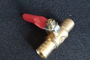 Brass 1/4 ball valve 12mm free viewing