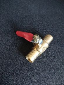 Brass 1/4 ball valve 12mm free viewing