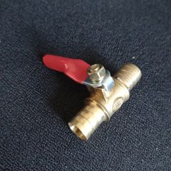Brass 1/4 ball valve 12mm free viewing