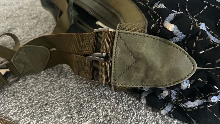 diesel large sequin bag