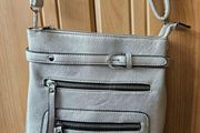 Silver Crossbody Handbag