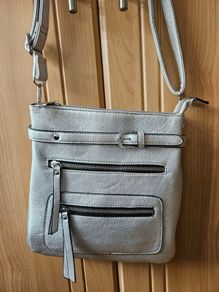 Silver Crossbody Handbag