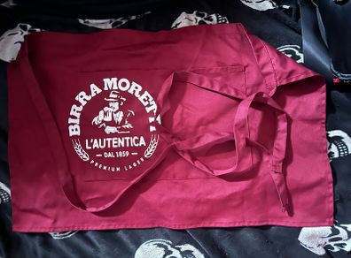 Birra Moretti half apron