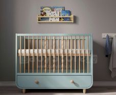 Cot with drawer