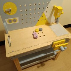 wooden toy workbench