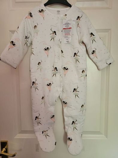 Girls Sleepsuit 12-18mths