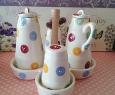 NEW - Ruby's Kitchen Ceramic Table Set