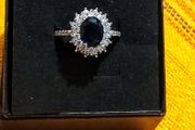 Silver Princess Diana Ring