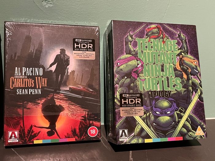 4 Arrow Limited/Special Edition Box Sets Carlitos Way/Great Escape. etc