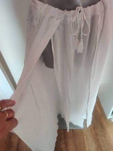 BNWT white Primark beach summer loose fit pants size XL UK20 Postage included