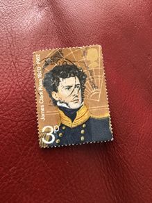 Old British stamp- James Clarke Ross