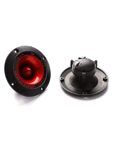2x Piezoelectric Tweeter 3" Audio Speaker Treble Ceramic Piezo Loudspeaker Replacement PA/DJ Tweeters Home Subwoofer Stage Sound