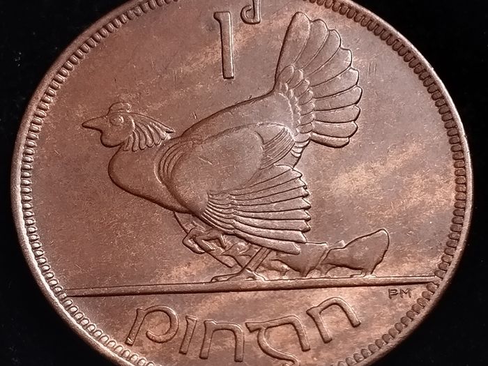 #536 - Ireland - 1928 - One Penny - KM.3